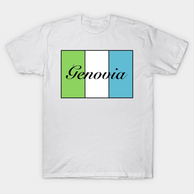 Genovian Flag T-Shirt by MoreThanADrop